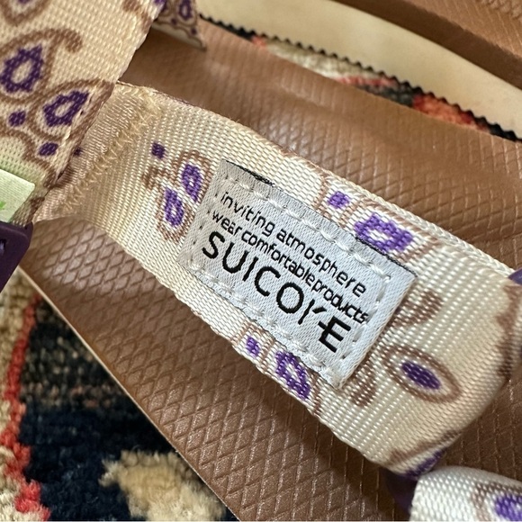 Suicoke Purple and White Sandals - Picture 7 of 16